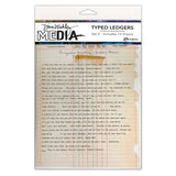 Ranger Ink Ranger • Dina Wakley Media Typed Ledgers Set 2 12 Blatt