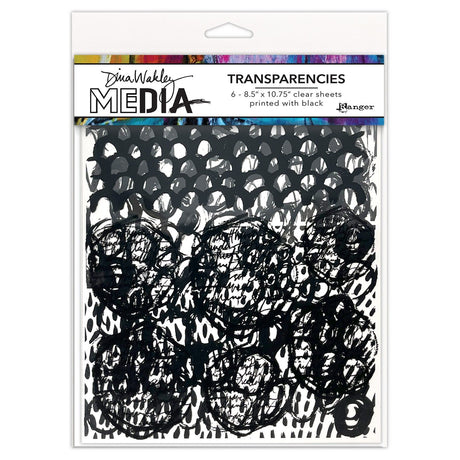 Ranger Ink Ranger • Dina Wakley Media Transparentfolien Musterspielset1