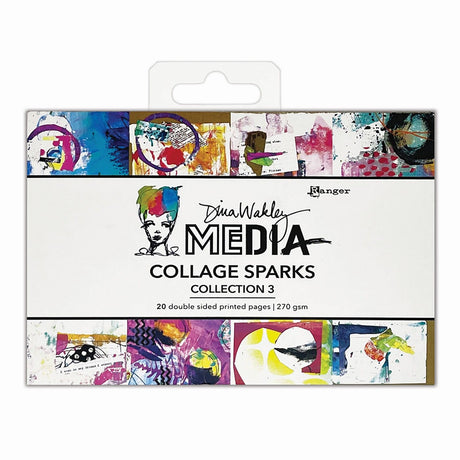 Ranger Ink Ranger • Dina Wakley Media Collage Sparks Collection 3