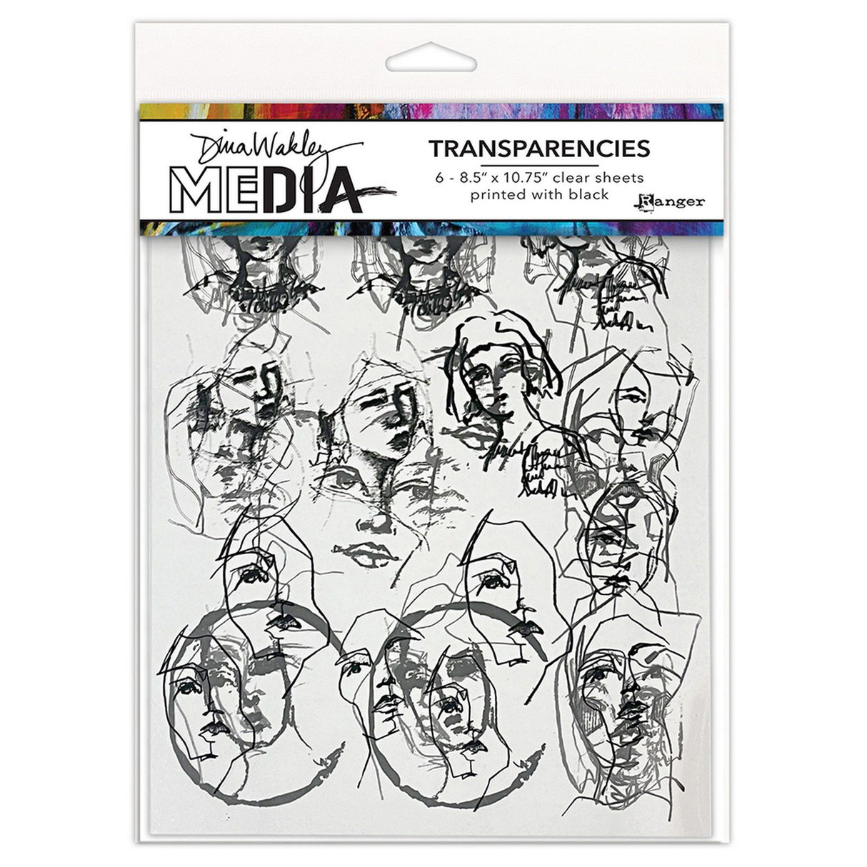 Ranger Ink Ranger • Dina Wakley Media Transparentfolien Tinys Set 1