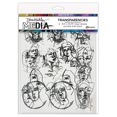 Ranger Ink Ranger • Dina Wakley Media Transparentfolien Tinys Set 1