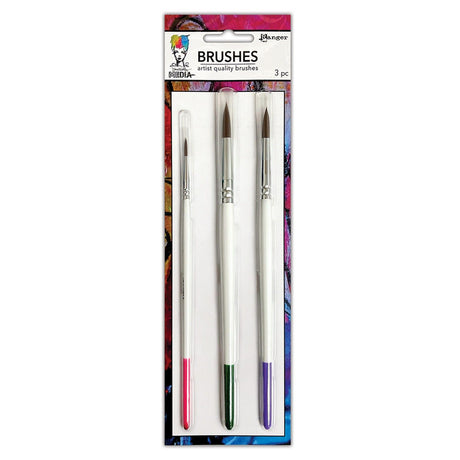 Ranger Ink Ranger • Dina Wakley Media Pinselset mit weichen Borsten 5,08, 20,3 30,5 cm