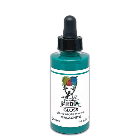 Ranger Ink Ranger • Dina Wakley Media Gloss Dropper Style Malachit