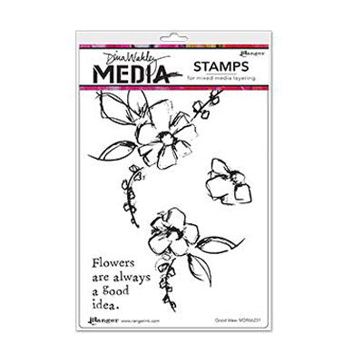 Ranger Ink Ranger • Dina Wakley Medien-Haftstempel, gute Idee