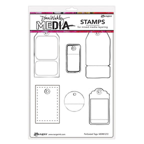 Ranger Ink Ranger • Dina Wakley Medien-Haftstempel, perforierte Etiketten