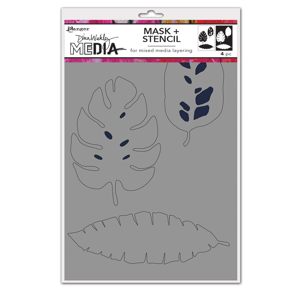 Ranger Ink Ranger • Dina Wakley Medienschablonen tropische Masken