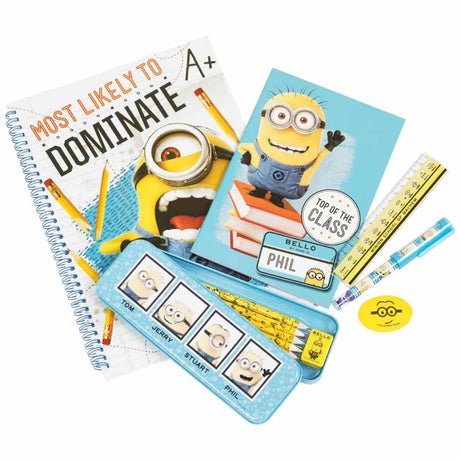 Van der Doelen Minions verabscheuungswürdig mit umfangreichem Briefpapier-Set
