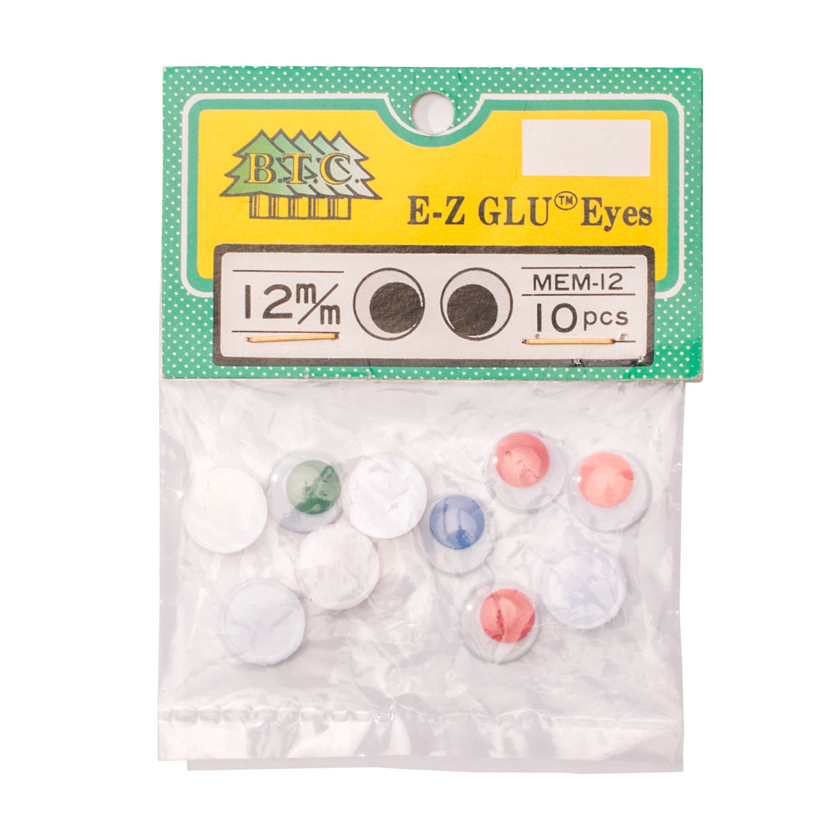 Vaessen creative • Augen bewegliche Platte 12mm 10St