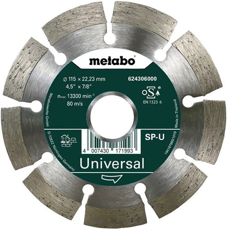 Metabo Zubehör Diamantscheibe Aktion ø 125x22,23 mm - 624307000