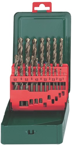 Metabo Zubehör HSS-CO Bohrerkassette (19 Stück) – 627157000