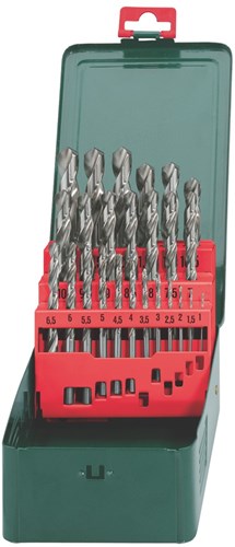 Metabo Zubehör HSS-G Bohrerkassette (25 Stück) – 627154000