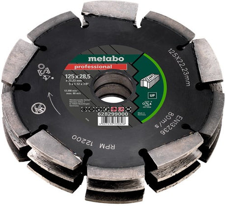 Metabo Dia-FS3 Profi-Diamantscheibe – 125 x 22,23 mm – oben – universell | 628299000 - 628299000