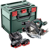 Metabo KS 18 LTX 57 18-V-LiHD-Akku-Kreissägenset in Metaloc 2 x 8,0-Ah-Akku – 57 mm | 601857810 - 601857810