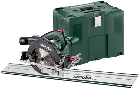 Metabo KS 18 LTX 57 Set 18 V Li-Ionen-Akku-Kreissägen-Set in Metaloc mit Führungsschiene FS 160 – 57 mm | 691065000 - 691065000