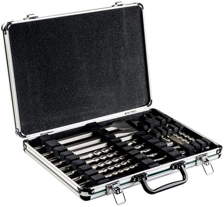 Metabo SDS-Plus Bohr- und Meißelset SP, 17-teilig, im Aluminiumkoffer | 628414000 - 628414000