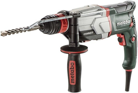 Metabo uhe 2660-2 Schnellspann-Kombihammer | 800 W 2,8 J + SDS-Plus-Bohrer-Set (10 Stück) – 600697510