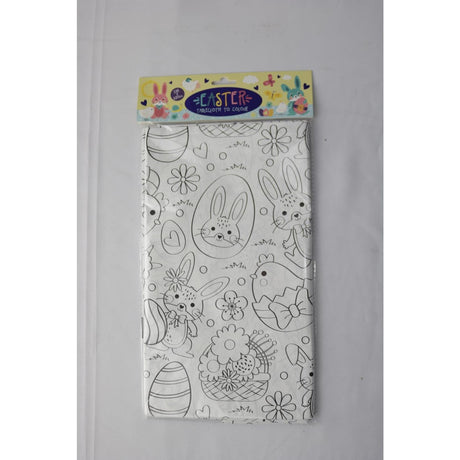 Papier-Ostertischdecke zum Ausmalen, 138 x 220 cm