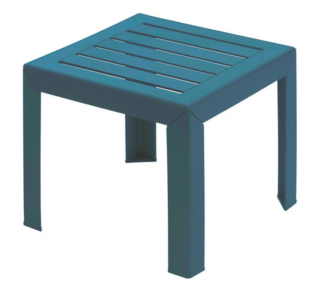 Grosfillex Miami Beistellgartentisch Kunststoff PP 40x40cm blau
