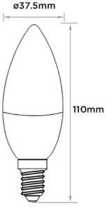 Mi-light miboxer rgb-cct led e14 kerze 4w rf 2,4g - led0214