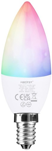 Mi-light miboxer rgb-cct led e14 kerze 4w rf 2,4g - led0214