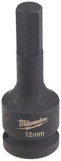 Milwaukee accessoires 1 2 impact hex bit dop hex12 - 4932478067