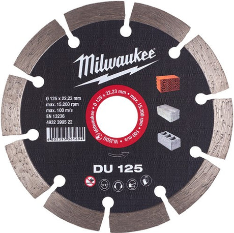 Milwaukee Zubehör Diamant-Trennscheibe du 125 – 4932399522