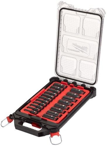 Milwaukee Zubehör-Steckschlüsselsatz Packout™ Shockwave™ Impact Duty (19-teilig) – 4932480946