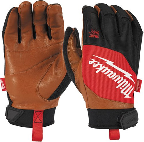 Milwaukee Zubehör Hybrid-Leder-Arbeitshandschuhe – L 9 | 1 Paar - 4932471913