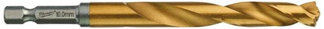 Milwaukee Zubehör Metallbohrer Shockwave HSS-G Ti. 10 mm – 1 Stück – 48894723