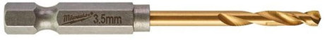 Milwaukee Zubehör Metallbohrer Shockwave HSS-G Ti. 3,5 mm – 2 Stück – 48894707