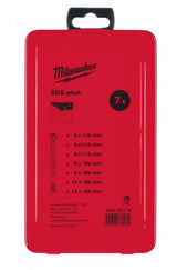 Milwaukee Zubehörset SDS-Plus Bohrhämmer in Metallkassette (7-teilig) neu MS2 – 4932352339