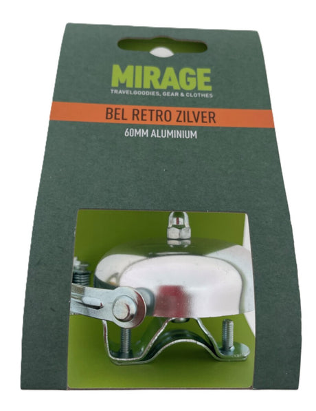 Mirage Glocke Retro Aluminium 60mm, Silber
