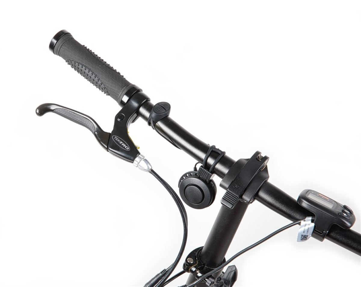 Mirage Fietshoorn T-002 80 90 dB 6,5 cm ABS PC Schwarz 2-Stück