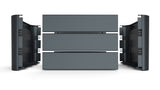 Basil Mirage Kiste Click 'n Crate schwarz grau 24l