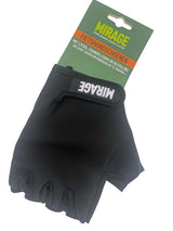 Mirage Handschuh Lycra + Gel, Größe L, Schwarz Schwarz