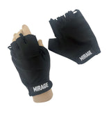 Mirage Handschuh Lycra + Gel, Größe XL, schwarz schwarz