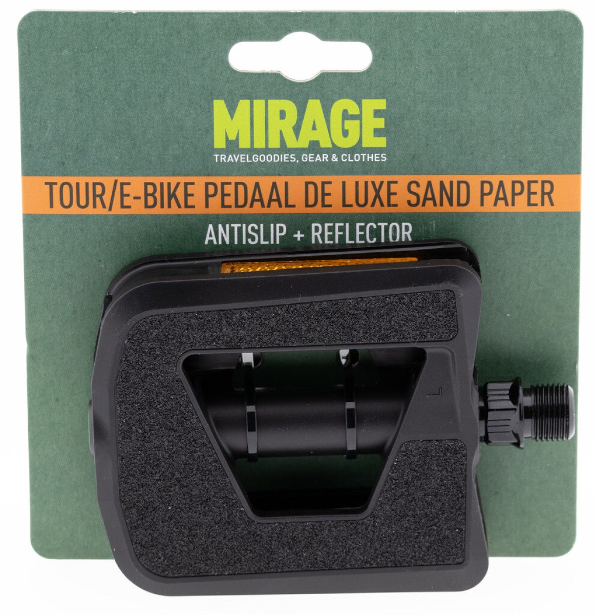Mirage Pedal Tour E-Bike Deluxe Kunststoff-Schleifpapier, schwarz