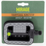 Mirage Tour Pedal Plastik Anti -Slip Black Grey Card