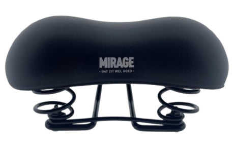 Mirage Sattel Tour Comfort mit Federung Shorty, schwarz