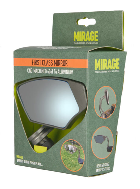 Mirage-Spiegel Barend First Class, verdunkelndes Glas, grau, links