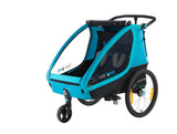 Mirage Tommy Children's Bike Cart - Aluminiumrahmen, Lebend, 3 -Point Gordel, Blau, 2021