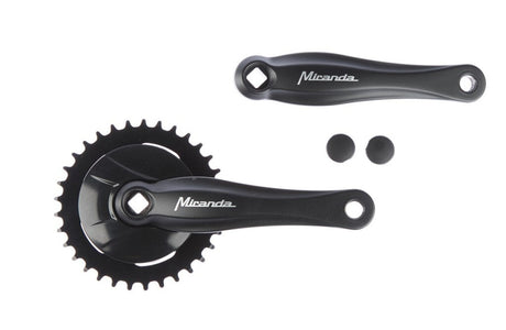 Miranda Beta 1 Kurbelgarnitur 38t 3 32" Disc 9,2cm, schwarz