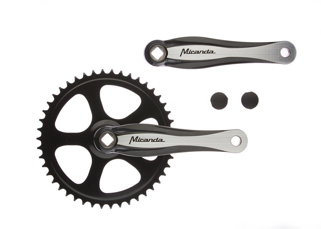 Miranda  beta 1+ Kurbelgarnitur 46t 3 32", schwarz