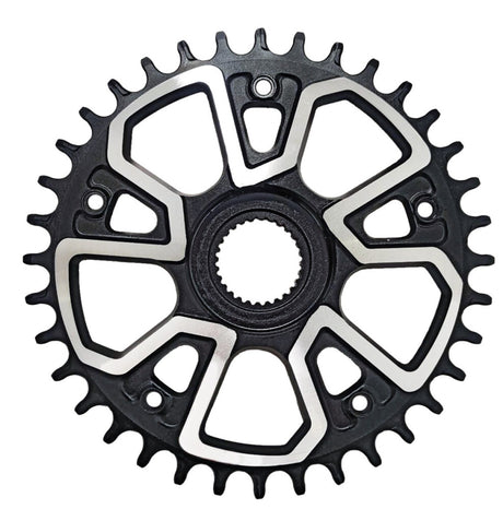 Miranda bosch 4 5 tandwiel 38t e-mtb kl50(g4) 52mm(g5), aluminium