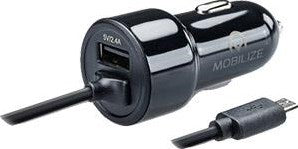 Enzo mobilize USB-Autoladegerät Dual 4800 mA + Micro-USB-Kabel schwarz 1 m – 9540125