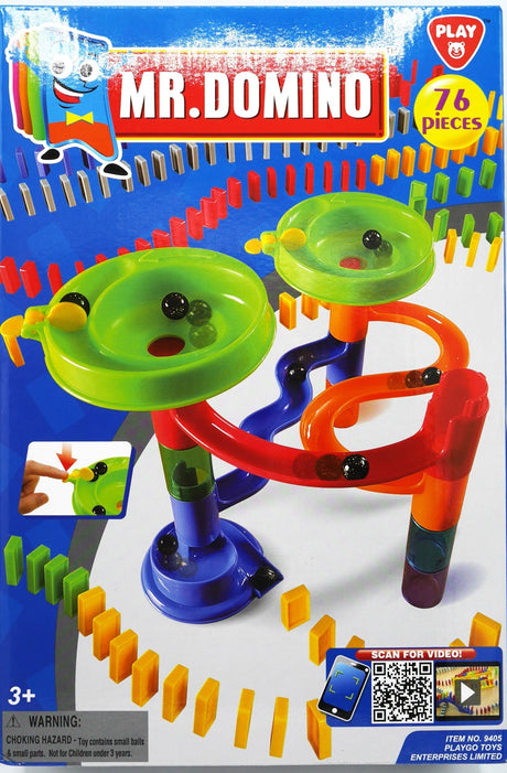 Playgo - Murmel- und Dominospiel im 1 Set