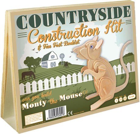 Asmodee Monty der Maus-Bausatz aus Holz