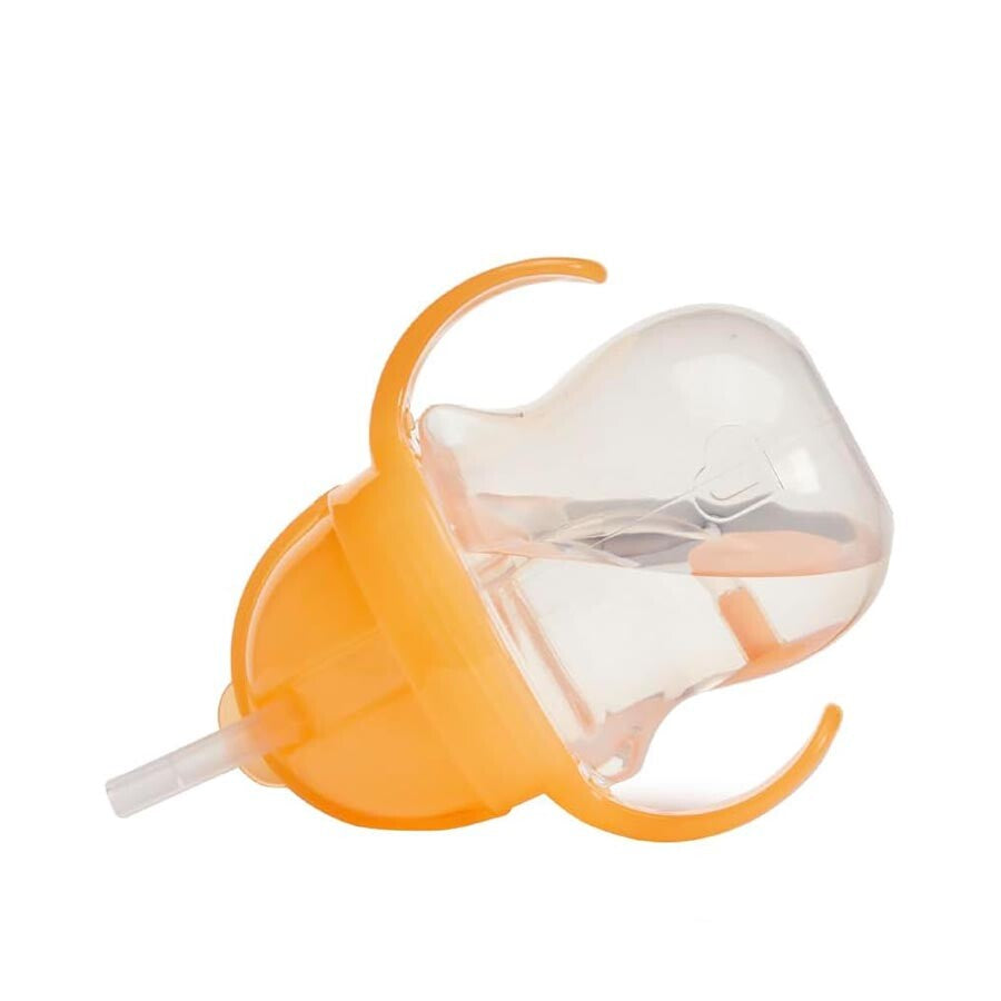 Munchkin tip sip straw cup weighted 207ml oranje