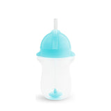 Munchkin tip sip straw cup weighted 296ml blauw