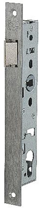 Nemef 9620 loopslot | dm30mm | krukgat 8mm | voorplaat rvs 24x245mm rechthoekig | zamac vernikkelde dagschoot | dr 1+3 2+4 - 9962207001